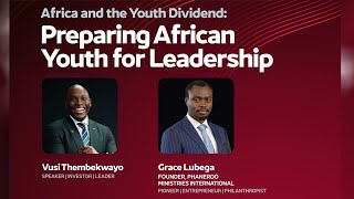 African Youth Leadership A Conversation with Vusi amp Apostle Grace Lubega at Harvard University [upl. by Eedeed]