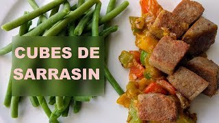 Essayez ces cubes de sarrasin pour changer du tofu ou du seitan sans gluten et vegan [upl. by Nerine8]