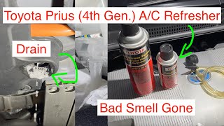 Toyota Prius AC Refresher  BAD SMELLS GONE [upl. by Buiron]