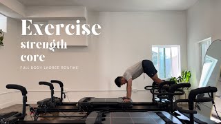 44 minute Lagree Workout Video full Lagree workout with timestamps on the Lagree M3 Megaformer [upl. by Liauqram224]