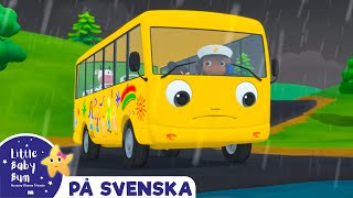 Hjulen på bussen  Little Baby Bum  Svenska  Svenska tecknade serier för barn  Barnvisor [upl. by Virendra547]