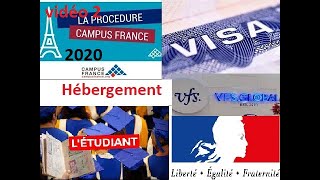 Hébergement visa détudes partie 2 [upl. by Ymmaj]