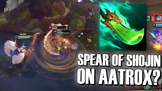 WHY DO I BUILD SPEAR OF SHOJIN AATROX [upl. by Ecirpak]