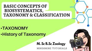 2 Taxonomy amp History of Taxonomy MSc BSc Zoology botany notes CSIR NET Life sci Biosystematics [upl. by Eniala312]