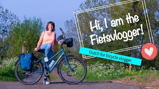 Hi I am Jessica the FIETSVLOGGER Dutch for BICYCLE vlogger  I share my bike journeys amp more [upl. by Lyons]