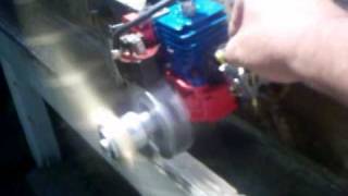 WEED EATER 24CC RC GAS ENGINE CONVERSION BY DR TUNE [upl. by Pernell772]