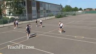 Netball Drill  Defending  Centre Pass 3 [upl. by Shargel114]