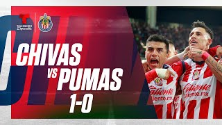 Highlights amp Goles  Chivas vs Pumas 10  Telemundo Deportes [upl. by Edsel]