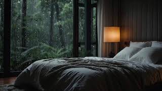 Rain Sounds For Sleeping  99 Instantly Fall Asleep With Rain Sound outside the Window At Night RH [upl. by Vasilis]