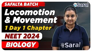 Locomotion And Movement class 11  Complete Chapter All Concepts Tricks amp Question  NEET 2024 [upl. by Wolcott]