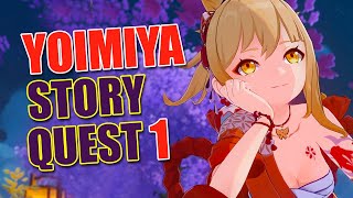 Dreamlike Timelessness  Yoimiya Story Quest Act 1  Genshin Impact [upl. by Ssidnac463]