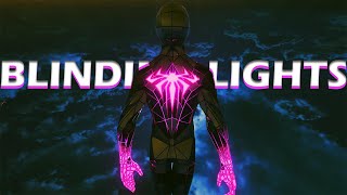 Blinding Lights  ULTIMATE MUSIC Web Swinging Marvels SpiderMan 2 [upl. by Acisey]