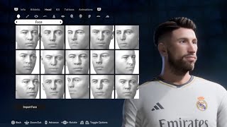 Sergio Ramos FIFA 24 pro clubs look alike tutorial  EA SPORT FC 24  Real Madrid  SPAIN LEGEND [upl. by Chere]