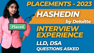 HashedIn by Deloitte Interview Experience for Freshers  HashedIn Placement Interview Experience [upl. by Ener]