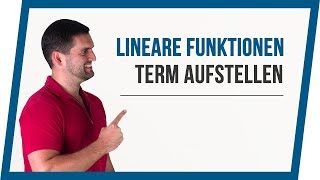 Lineare Funktion Funktionsterm bestimmen 2 Punkte mit Schaubild  Mathe by Daniel Jung [upl. by Nytsua]