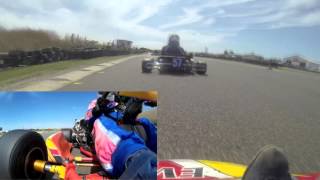 Lydd Kart Circuit Club Round 5  Biland SA250Senior Rotax [upl. by Yekciv548]