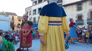 Gegants del Carnaval de Solsona  Trobada de Castellterçol 2023 [upl. by Moscow]