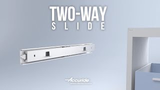 Accuride 0363 amp 2002  TwoWay Travel Dual Access Drawer Slide [upl. by Haney]