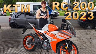 Review KTM RC 200 2023 [upl. by Eibrad]