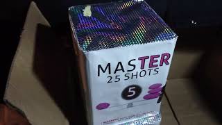 56 MASTER ASSORTMENT 25 SHOT FIREWORK CAKE FIVE [upl. by Inatsed]