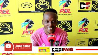 PreMatch Press Conference with Patrick Maswanganyi  Orlando Pirates vs Mamelodi Sundowns [upl. by Ahsertal]