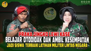 Praka Jingko Belajar Otodidak dan Ambil Kesempatan Jadi Siswa Terbaik Latihan Militer Lintas Negara [upl. by Sender]