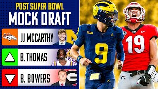 2024 NFL Mock Draft  Post Super Bowl [upl. by Aubine914]