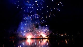 Feuerwerk Zell Mosel Weinfest 2017 [upl. by Nonna]