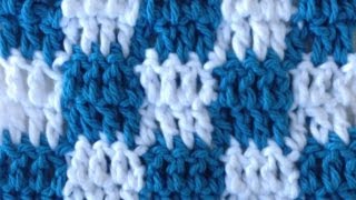 💖CROCHET STITCHES Checks Changing Colors How to Pattern Knit DIY [upl. by Hannan487]