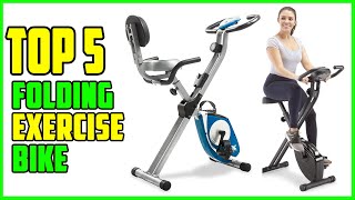 TOP 5 Best Folding Exercise Bike 2023 [upl. by Creamer]