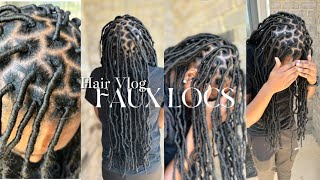 How To Install Faux Locs Beginner Friendly Tutorial [upl. by Eceirahs]