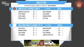 Binfield CC Friendly 2nd XI v Welford Park CC Sunday 1st XI [upl. by Enerahs447]