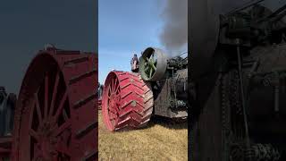 150 Case pulling 51 John Deere plows  2024 150Case steamengine plowing [upl. by Talanta]