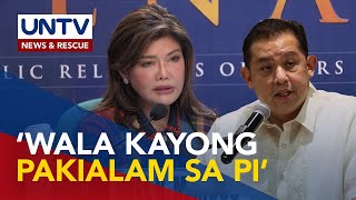 Rep Romualdez hinamon si Sen Marcos na patunayan ang paratang sa PI issue Senado pinasaringan [upl. by Yras]