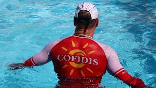 with Cofidis cyclingsuit in the pool [upl. by Chemar798]