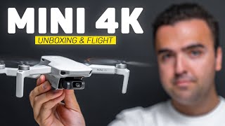 DJI Mini 4K Unboxing amp First Flight  Is This The Best Drone for Beginners [upl. by Annavoj]