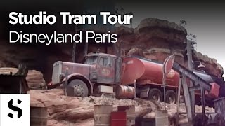 Studio Tram Tour  Disneyland Paris  Full Experience [upl. by Ellerehc]