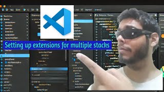 VS Code Working with Different Stacks Portuguese  Quick Tutorial [upl. by Ahsenad611]