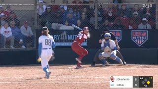 Oklahoma Sooners Softball VS UCLA  Highlights 2023 [upl. by Riatsila]