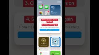 Locket Widget Tutorial Add your family to your Home Screen [upl. by Gerri112]