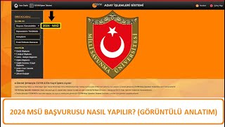 SON DAKİKA 2024 MSÜ BAŞVURUSU NASIL YAPILIR GÖRÜNTÜLÜ ANLATIM MSÜ BAŞVURUSU BAŞLADI [upl. by Munafo]