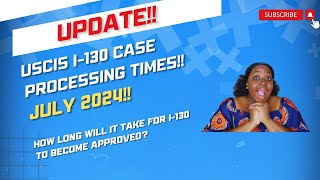 USCIS I130 Case Processing Times  How long will it take  July 2024 [upl. by Imhskal]