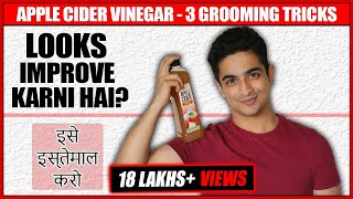 Top 3 Apple Cider Vinegar Benefits  Remove Pimples Acne amp Dandruff  Ranveer Allahbadia [upl. by Elly]