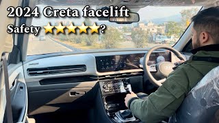 2024 Hyundai Creta Facelift drive review  performance Mileage updates [upl. by Obie]