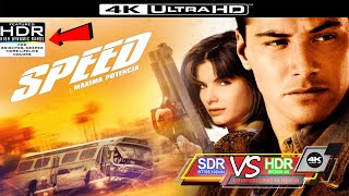 Speed 1994 4K UHD HDR vs 1080p BluRay SDR 100nits TRUEDIFFERENCE WATCHINHDR [upl. by Anayek]