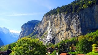 LAUTERBRUNNEN  Un valle entre parades rocosas en Suiza [upl. by Hillell]