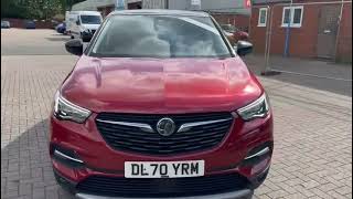 Vauxhall Grandland X 12 Turbo Elite Nav Premium 5dr 2020 [upl. by Anelra391]