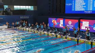 Filippo Magnini oro ai Mondiali Nuoto Master di Doha nei 100 stile libero [upl. by Philippe]