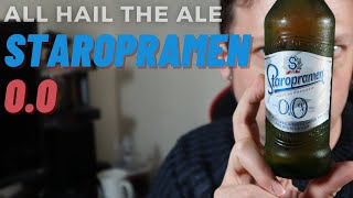 STAROPRAMEN  00 Zero AF Lager Review [upl. by Nnayram732]