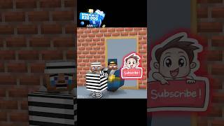 The Strange Mirror Fat Steve Prisoner Vs Fat Herobrine Policeshorts shortvideoviralshortsmrbeast [upl. by Tadeo]